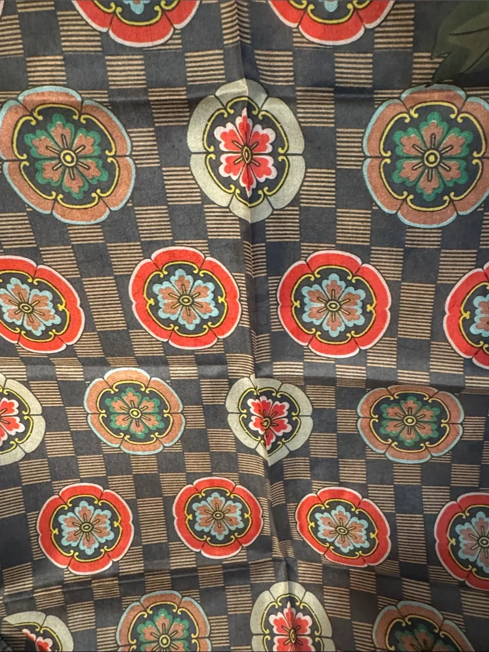 NWT 100% Silk Johnny Was Tasseled Scarf